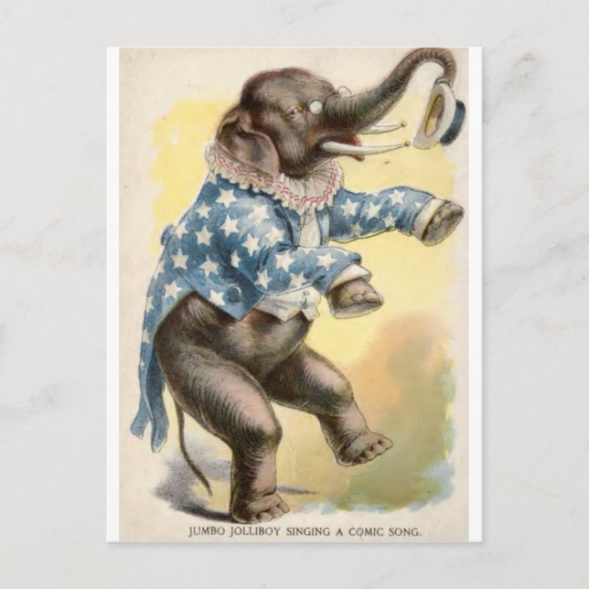 Cartes Pour Fêtes Annuelles Jumbo Jolly Boy (Devant)