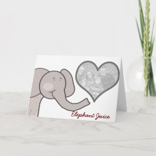 Cartes Pour Fêtes Annuelles Jus d'éléphants