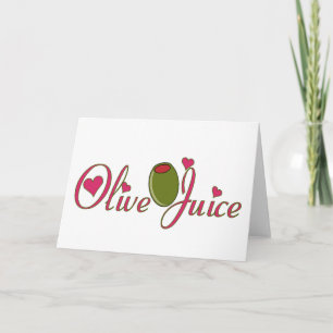 Cartes Pour Fêtes Annuelles Jus d'olive