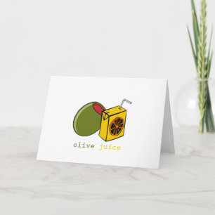 Cartes Pour Fêtes Annuelles Jus olive