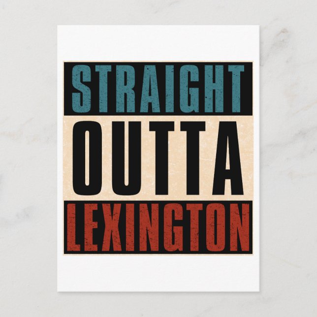 Cartes Pour Fêtes Annuelles Juste En Face De Lexington Kentucky KY (Devant)