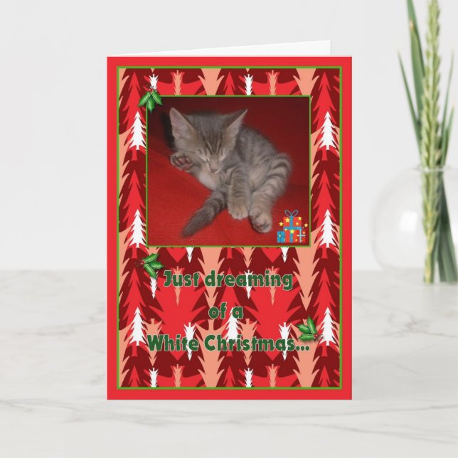 Cartes Pour Fêtes Annuelles Juste rêvant (Devant)