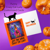 Juste un autre Crazy Cat Lady sorcière Halloween
