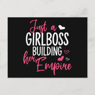 Cartes Pour Fêtes Annuelles Juste une patronne qui construit son empire femmes