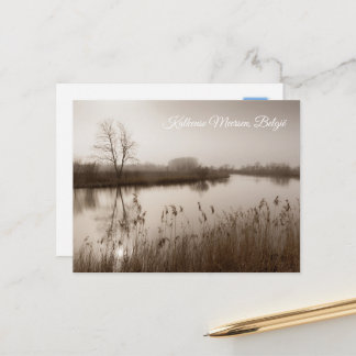 Cartes Pour Fêtes Annuelles Kalkense Meersen, Paysage Tranquille, Belgique
