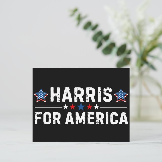 Cartes Pour Fêtes Annuelles Kamala Harris (Debout devant)