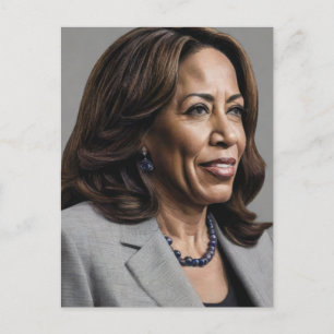 Cartes Pour Fêtes Annuelles Kamala Harris 2024 mon président est un noir et un