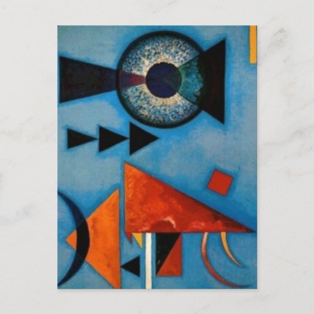 Cartes Pour Fêtes Annuelles Kandinsky Soft Hard Abstrait (Devant)