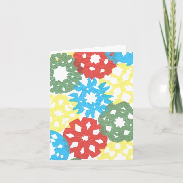 Cartes Pour Fêtes Annuelles Karate Kat color flurry (Devant)