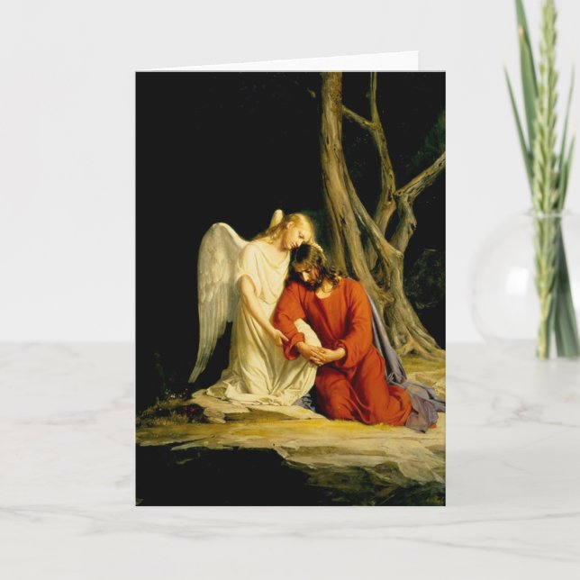 Cartes Pour Fêtes Annuelles Karl Heinrich Bloch - Gethsemane (Devant)