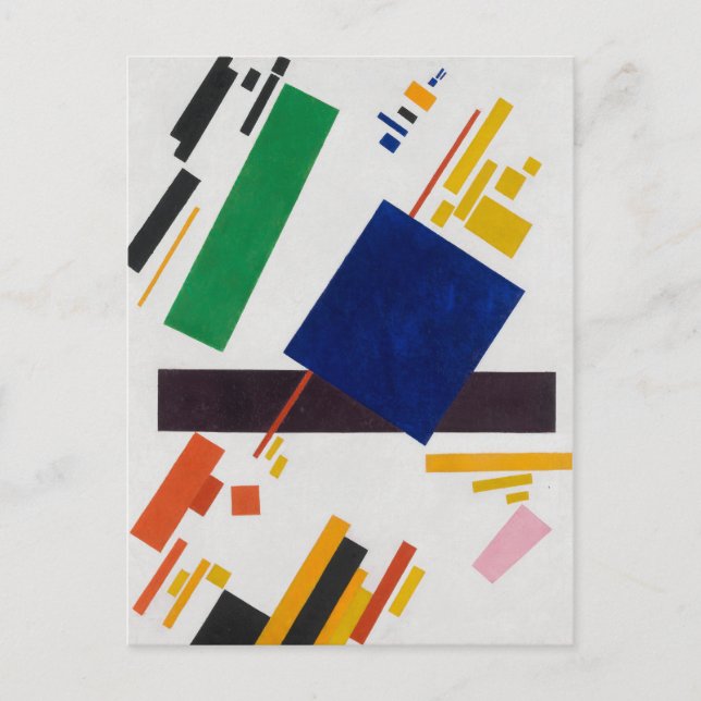 Cartes Pour Fêtes Annuelles Kazimir Malevich Composition du suprématisme (Devant)