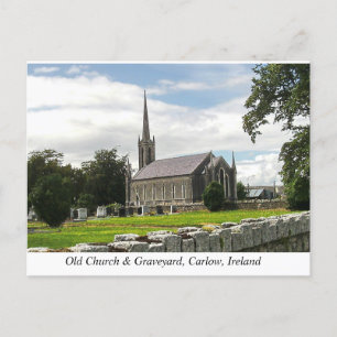 Cartes Pour Fêtes Annuelles Killeshin Church & Graveyard, près de Carlow, Irla
