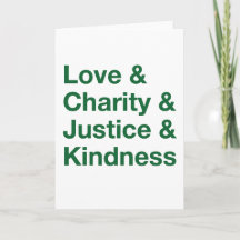 Kind Words Holiday Card (Green)