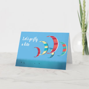 Cartes Pour Fêtes Annuelles Kitesurf
