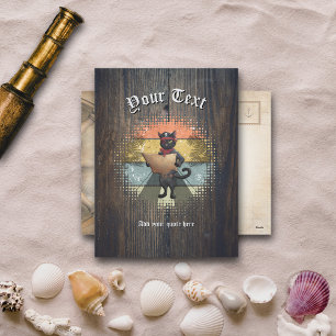 Cartes Pour Fêtes Annuelles Kitty Buccaneer's Sunset Quest
