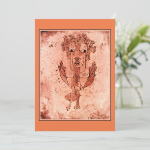 Cartes Pour Fêtes Annuelles Klee - Angelus Novus (Nouvel Ange)