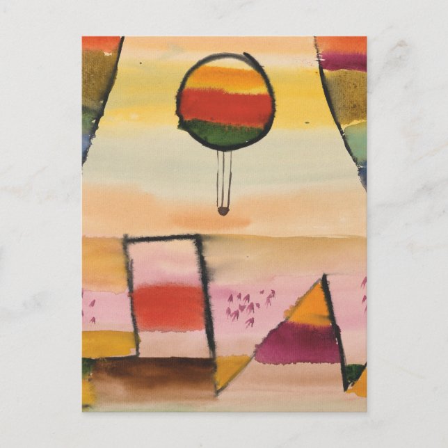 Cartes Pour Fêtes Annuelles Klee - Der Ballon im Fenster (Devant)