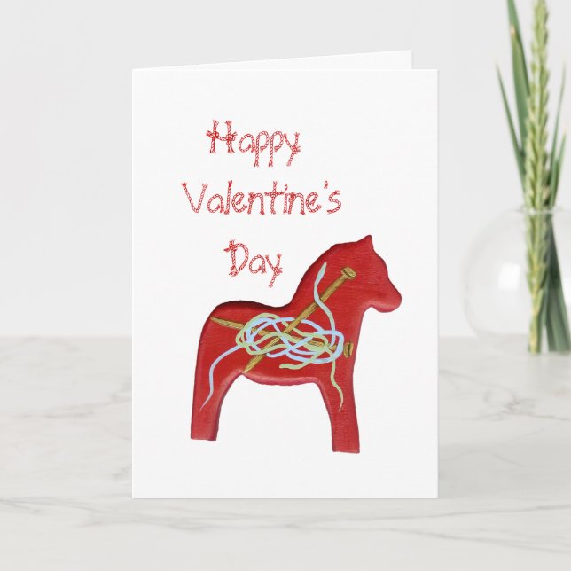 Cartes Pour Fêtes Annuelles Knitters Valentine's Day Card (Devant)