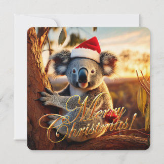 Cartes Pour Fêtes Annuelles Koala assis à Gumtree Joyeux Noël