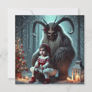 Cartes Pour Fêtes Annuelles Krampus de Noël