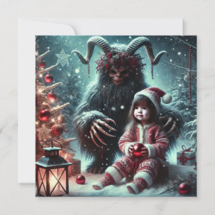 Cartes Pour Fêtes Annuelles Krampus de Noël