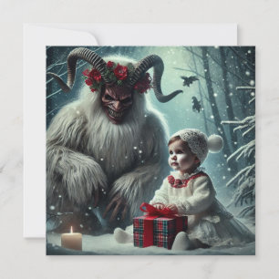 Cartes Pour Fêtes Annuelles Krampus de Noël