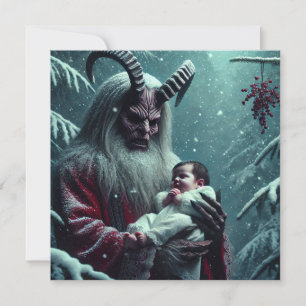 Cartes Pour Fêtes Annuelles Krampus de Noël