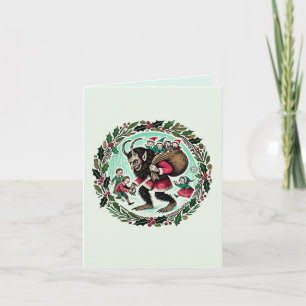 Cartes Pour Fêtes Annuelles Krampus Noël