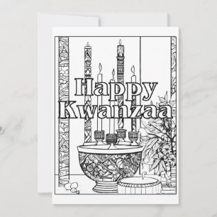 Cartes Pour Fêtes Annuelles Kwanzaa