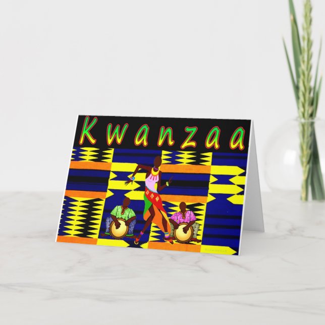 Cartes Pour Fêtes Annuelles Kwanzaa (Devant)