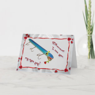 Cartes Pour Fêtes Annuelles L Cooper Vintage Lure Goo Goo Eyes Eel Valentine
