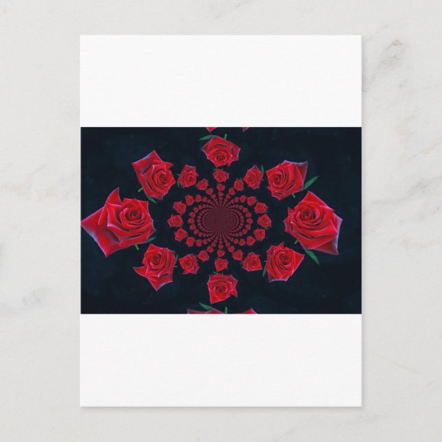 Cartes Pour Fêtes Annuelles La beauté des Roses : Imaginaire floral (Devant)