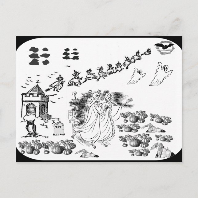 Cartes Pour Fêtes Annuelles La cérémonie hantée - (Devant)