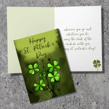 La chance des Irlandais Clovers St Patrick's Day