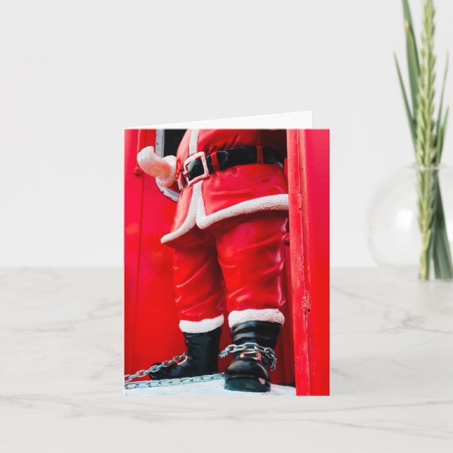 Cartes Pour Fêtes Annuelles La clause du Père Noël en difficulté ? (Devant)