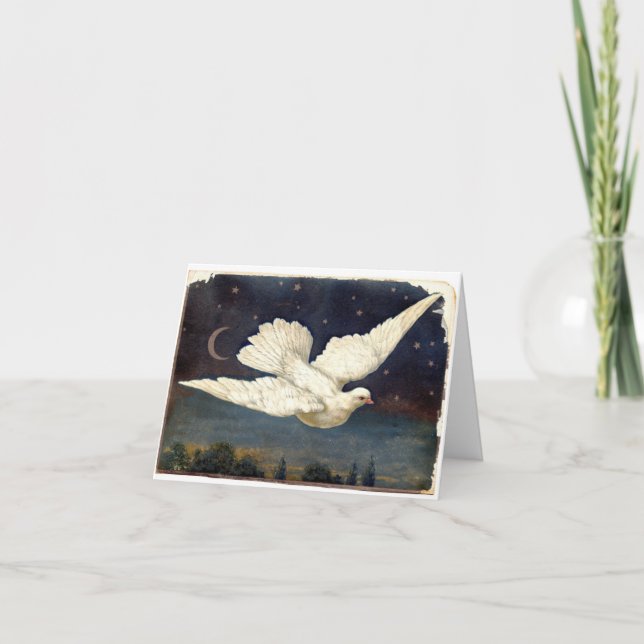 Cartes Pour Fêtes Annuelles La colombe de la paix (Devant)