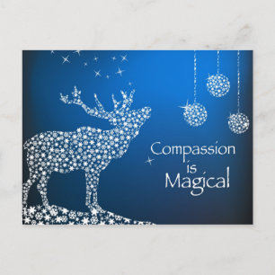 Cartes Pour Fêtes Annuelles La compassion pour les fêtes est magique