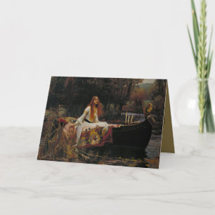 Cartes Pour Fêtes Annuelles La dame de Shalott : une histoire de fantôme celti