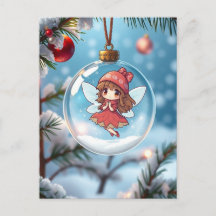 La fée dans l'arbre de Noël