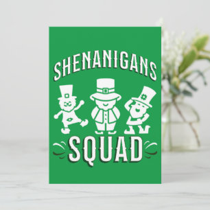 CARTES POUR FÊTES ANNUELLES LA FÊTE DE LA SAINT-PATRICK - ÉQUIPÉE DES FRIPEURI