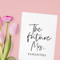 La future Mme et Votre Nom | Cadeau de beauté mode