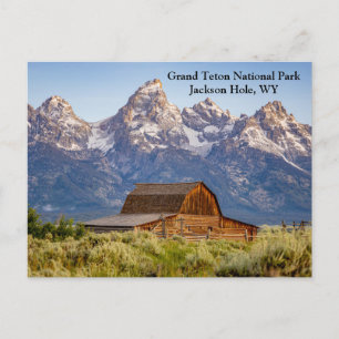 Cartes Pour Fêtes Annuelles La grange de Moulton dans le parc national de Gran