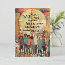 La guerre n'est pas saine pour les enfants Citatio