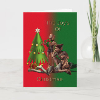 Cartes Pour Fêtes Annuelles La Joie de Noël