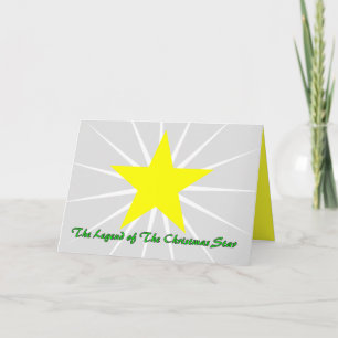 CARTES POUR FÊTES ANNUELLES LA LÉGENDE DE L'ÉTOILE DE NOËL…