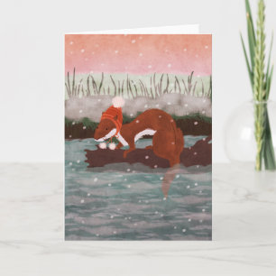 Cartes Pour Fêtes Annuelles La loutre