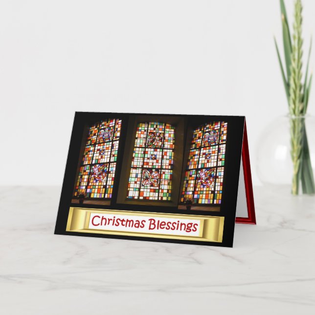 Cartes Pour Fêtes Annuelles La lumière du Christ brille à travers (Devant)