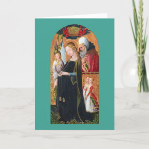 Cartes Pour Fêtes Annuelles La Madone attendrie avec Saint Joseph