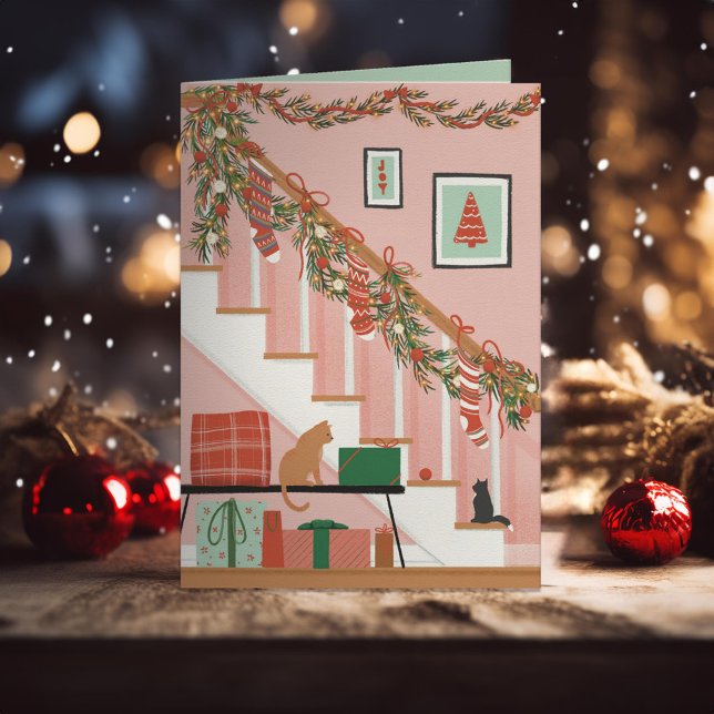 Cartes Pour Fêtes Annuelles La maison est l'endroit où sont les bas (Créateur téléchargé)