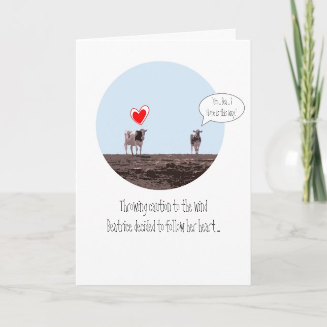 Cartes Pour Fêtes Annuelles La maison est où votre coeur est Valentine (Devant)